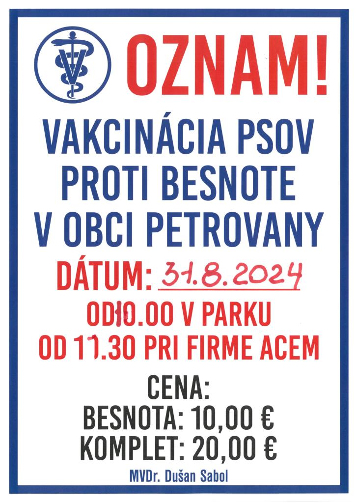 oznam