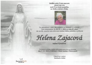smútočné oznámenie